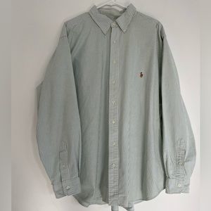 Ralph Lauren Button-Down shirt GREEN & WHITE